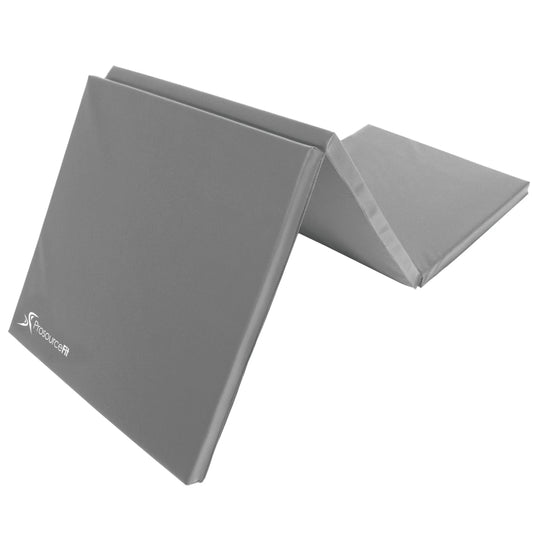 Tri-Fold Folding Exercise Mat 6X2-In, Grey